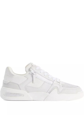 Giuseppe Zanotti zipped low-top sneakers - White