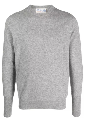 Ballantyne mélange-effect cashmere jumper - Grey