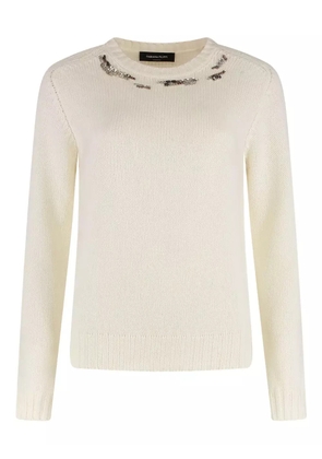 Fabiana Filippi crew-neck sweater - Neutrals