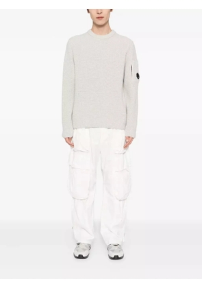 C.P. Company logo-patch jumper - Grey