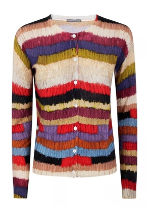 IN BED WITH YOU printed cardigan - Red