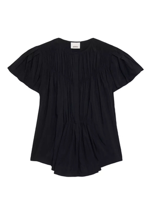 ISABEL MARANT gathered-sleeve blouse - Black