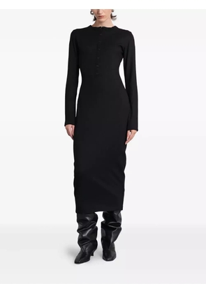 ENTIRE STUDIOS long-sleeve fitted midi dress - BL