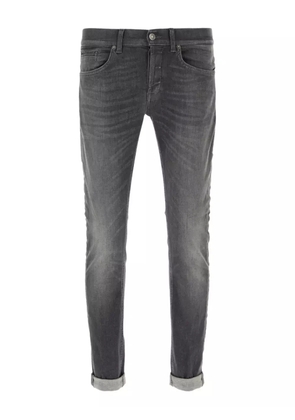 DONDUP cuffed-hem cotton jeans - Grey