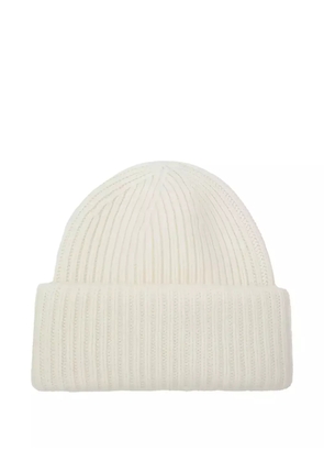 Soft Goat ribbed beanie - Neutrals
