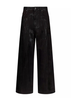 LIU JO coated-detailing jeans - Black