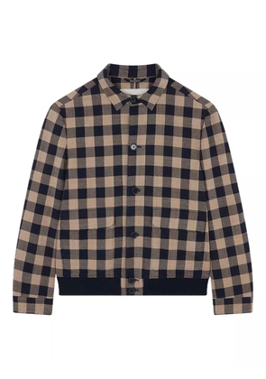 Paul & Shark check-pattern blouson - Blue