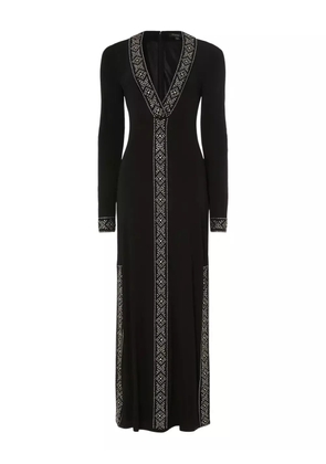 Temperley London Gallantry V-neck dress - Black