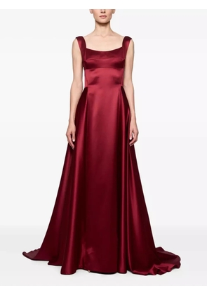 Atu Body Couture square-neck A-line dress - Red