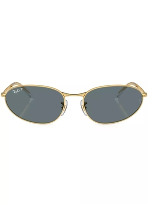 Ray-Ban RB3734 oval-frame sunglasses - Gold