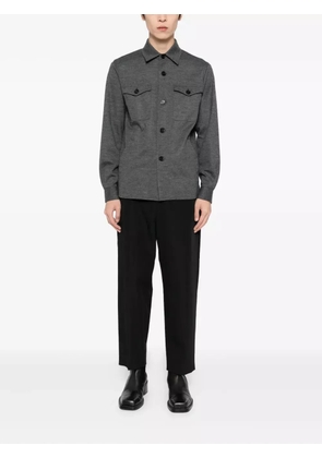 Harris Wharf London wool shirt jacket - Grey