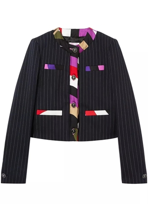 PUCCI Iride-print jacket - Black