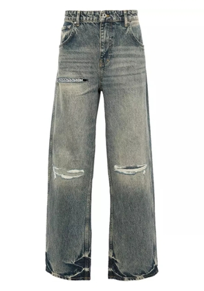 Represent R3D Destroyer mid-rise loose-fit jeans - Blue