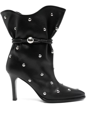 ISABEL MARANT 100mm Lolya studded leather boots - Black