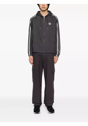 SPORT b. by agnès b. logo-embroidered jacket - Grey