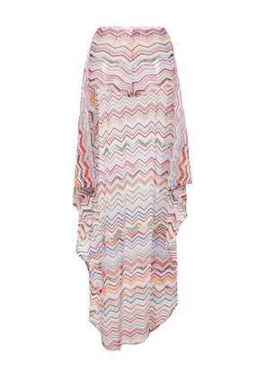 Missoni zigzag sarong skirt - Red