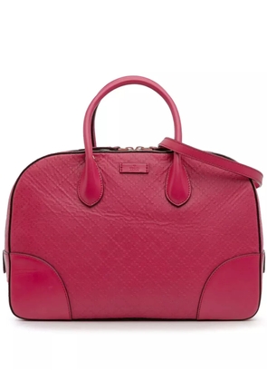 Gucci Pre-Owned 2016-2025 Diamante Bright Leather satchel - Pink
