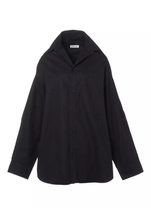 Balenciaga Pre-Owned 2022 fifted-collar shirt - Black