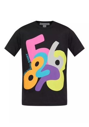 Comme Des Garçons Shirt abstract-print t-shirt - Black