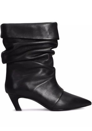 Ash leather boots - Black