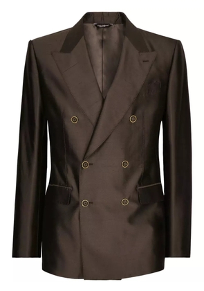 Dolce & Gabbana double-breasted suit - Brown