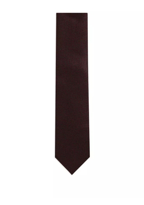 TOM FORD herringbone-pattern tie - Red