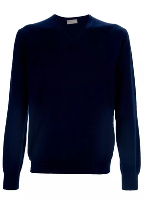 Cruciani V-neck jumper - Blue