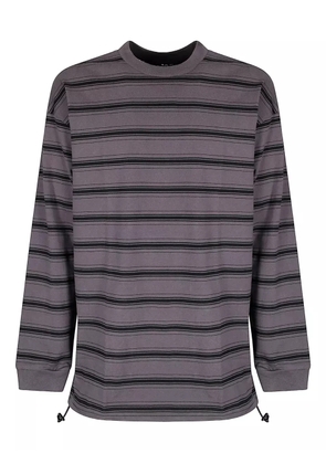 Comme des Garçons Homme striped long-sleeve T-shirt - Grey