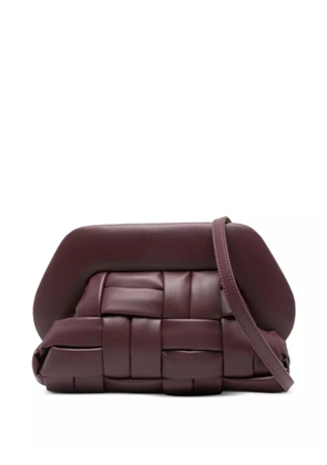 Themoirè woven shoulder bag - Red