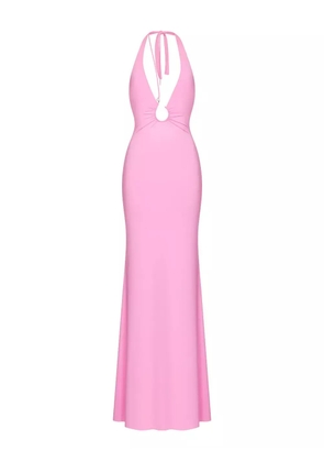 KOROBEYNIKOV ring-detail maxi dress - Pink