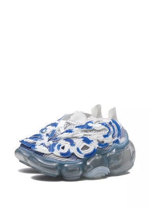 GROUNDS swirl-pattern translucent trainers - Blue