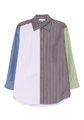 Stine Goya striped panelled shirt - Red