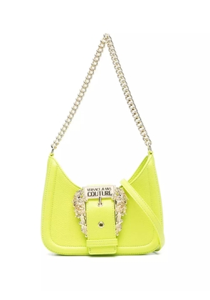 Versace Jeans Couture Baroque buckle shoulder bag - Green