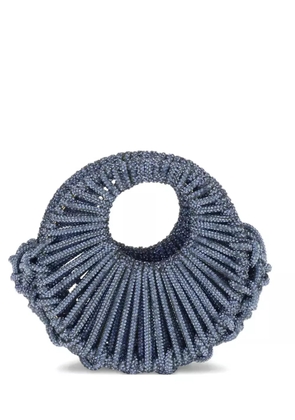 Hibourama crystal-embellished mini bag - Blue