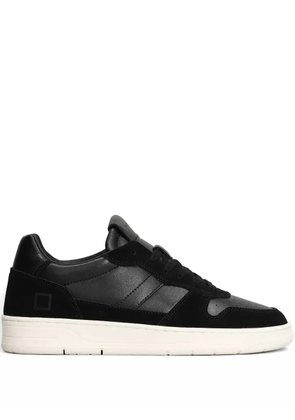 D.A.T.E. leather suede sneakers - Black