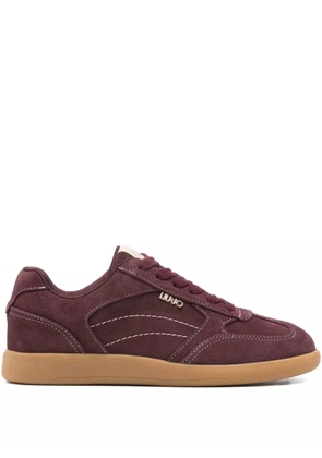 LIU JO suede panelled sneakers - Red