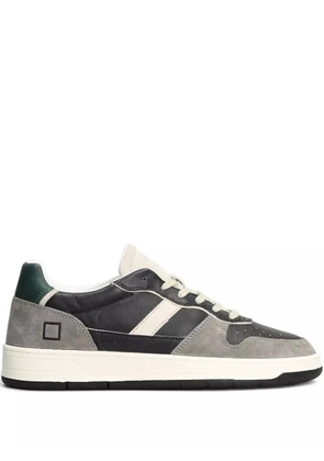 D.A.T.E. leather suede-panel sneakers - Grey