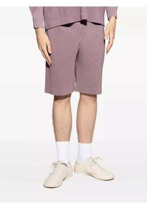 Homme Plissé Issey Miyake pleated shorts - Purple