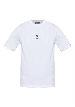 A BATHING APE® Ape Head-embroidered T-shirt - White