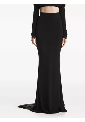 2310 STUDIO draped maxi skirt - Black