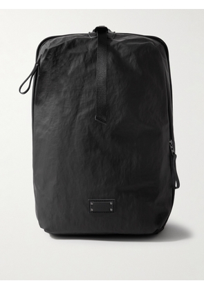 Master-Piece - Bump L Canvas and Leather-Trimmed CORDURA® Nylon Backpack - Men - Black