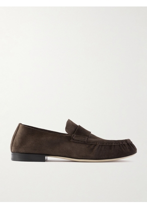 The Row - Suede Loafers - Men - Brown - EU 41