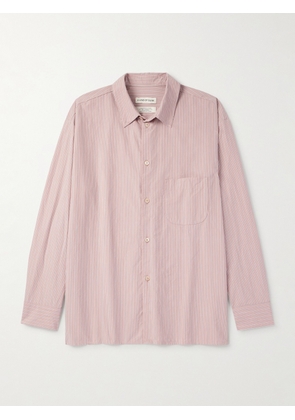 A Kind Of Guise - Gusto Striped Cotton-Poplin Shirt - Men - Pink - XS