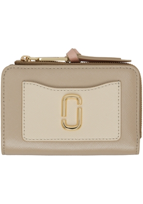 Marc Jacobs Khaki 'The Utility Snapshot Bifold' Wallet