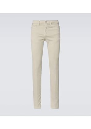 Frame High-rise slim jeans