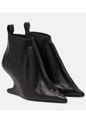 Rick Owens Leather ankle boots