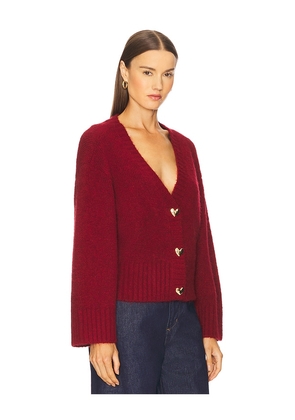 BLANKNYC Cropped Cardigan in Red. Size S. Also in XS.