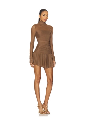 Amanda Uprichard Rumi Dress in Brown. Size S. Also in L, M.