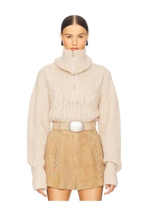 IRO Swana Sweater in Beige. Size S. Also in L, M, XS.