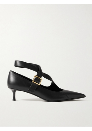 KHAITE - Sloan Leather Pumps - Black - IT36,IT36.5,IT37,IT37.5,IT38,IT38.5,IT39,IT39.5,IT40,IT40.5,IT41